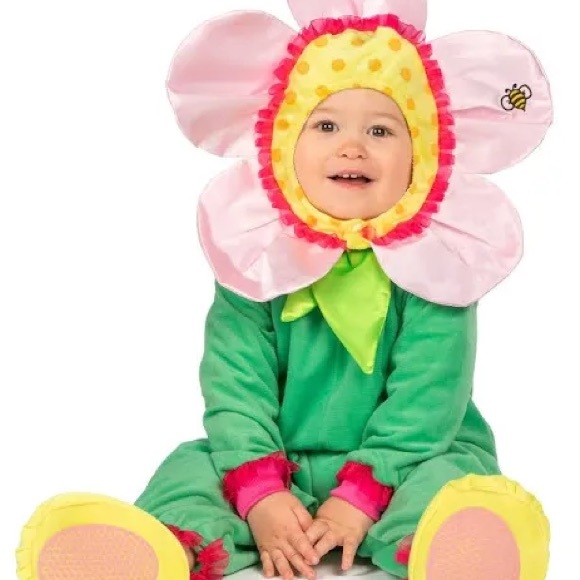 Green and Pink Flower Costume - Picture 2 of 3
